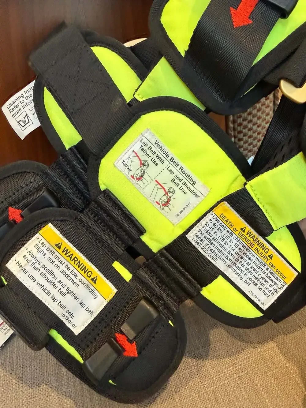 RideSafer Gen 5 Child Travel Seat Vest XS Yellow JD14001YEB